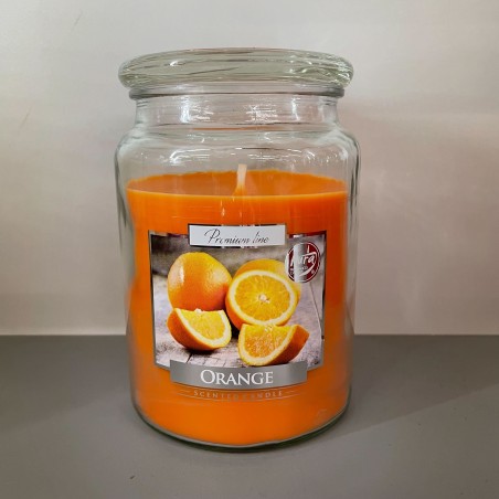 Orange bougie premium - Promofleur Persan