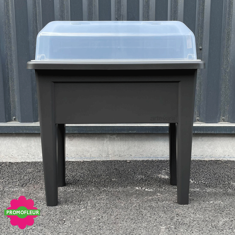 Potager jardinière sur pied + couvercle