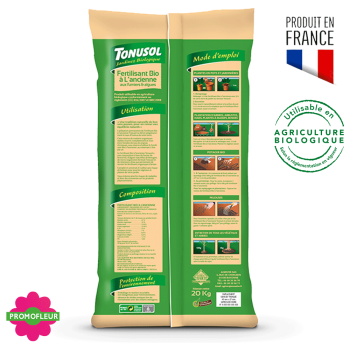 Fertilisant bio à l'ancienne 20 Kg - Terreau Tonusol