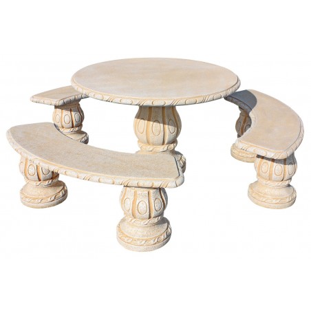 Salon de jardin ALAMO naturel