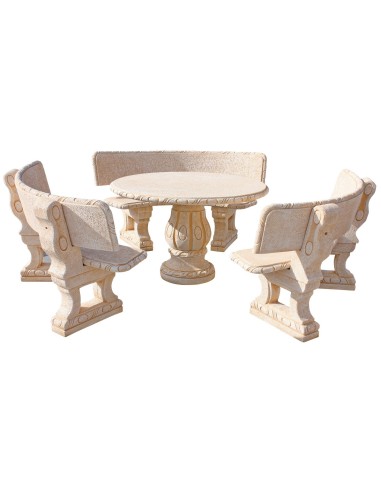 Salon de jardin CASTANO naturel
