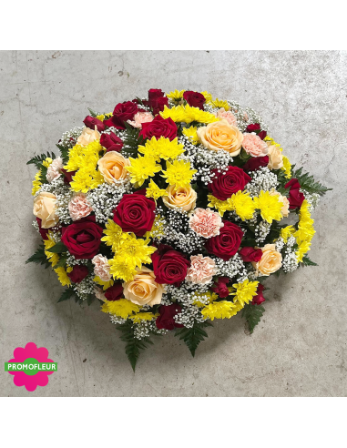 Deuil coussin rond