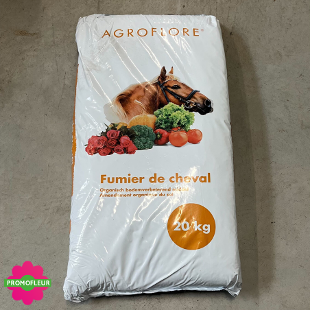Sac de Fumier de cheval 20 kg - AGROFLORE - Promofleur