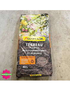 Sac de terreau plantes méditerranéennes et agrumes 40 L - ALGOFLASH - Promofleur (1) 2