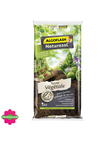 Sac de terre végétale 40 L - ALGOFLASH - Promofleur (1)