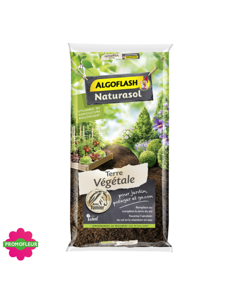 Sac de terre végétale 40 L - ALGOFLASH - Promofleur (1)