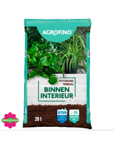 Sac de Terreau Plantes intérieur 20 L - AGROFINO - Promofleur