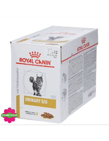 Cat Urinary S/O Morceaux en Sauce 12 x 85 g - Royal Canin - Royal Canin - Promofleur