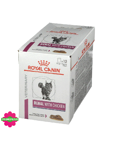 Renal Poulet Cat - Royal Canin (12 x 85 g) - Promofleur