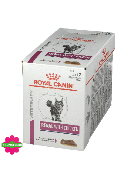 Renal Poulet Cat - Royal Canin (12 x 85 g) - Promofleur