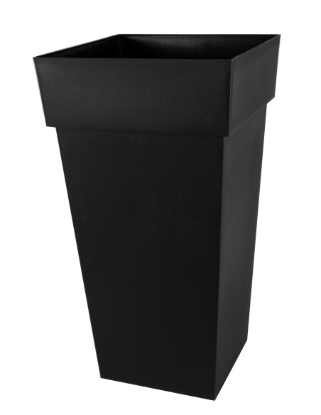 Pot TOSCANE Haut Carré XXL Gris Anthracite