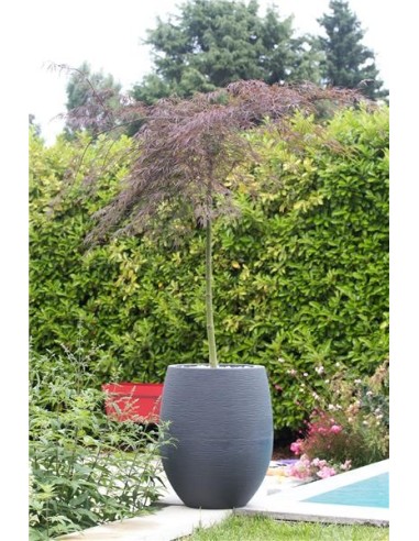Pot EGG "GRAPHIT" Ø50 cm - h. 45 cm - 46 L