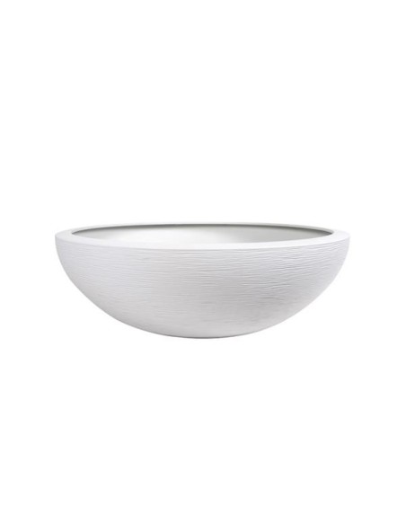 Vasque "GRAPHIT" Ø59 x 21 cm - 39L - Blanc cérusé