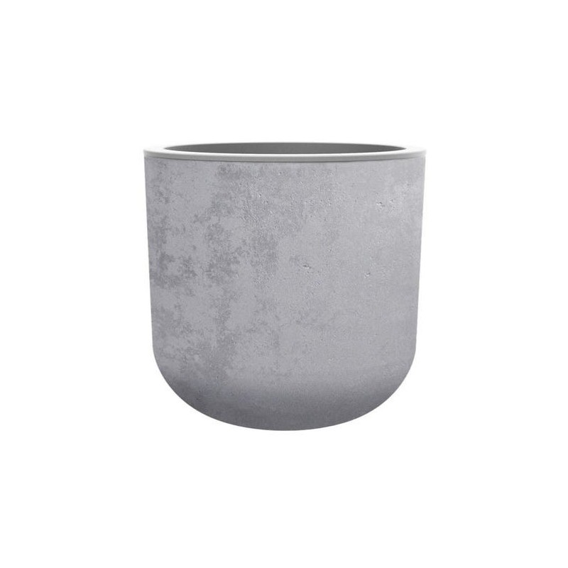 Pot EGG "GRAPHIT" Ø50 cm - h. 45 cm - 46 L - Blanc Cérusé Pot EGG "GRAPHIT" Ø50 cm - h. 45 cm - 46 L - Blanc Cérusé