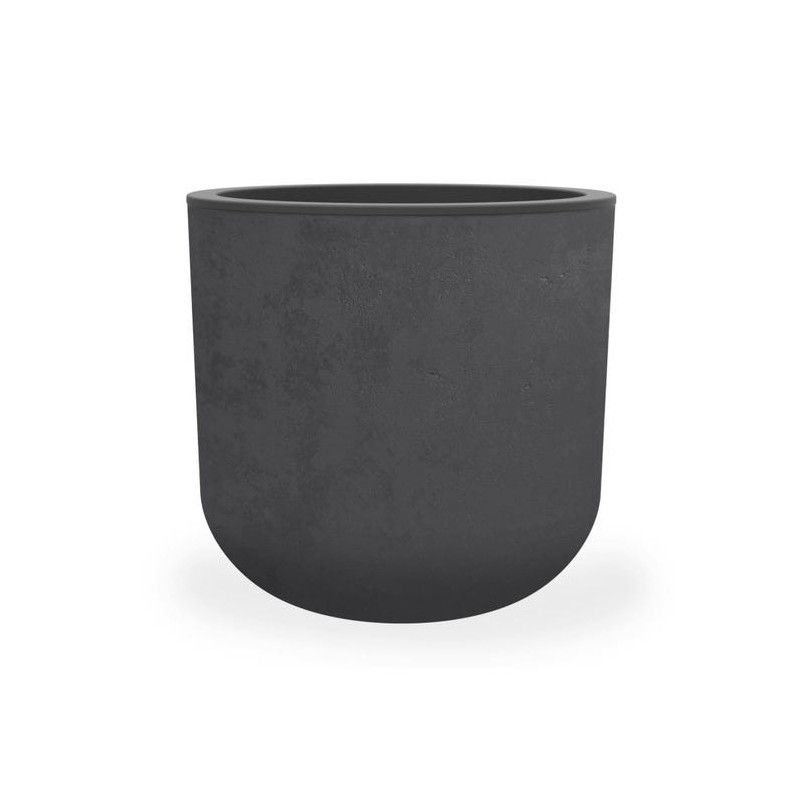 Pot EGG "GRAPHIT" Ø50 cm - h. 45 cm - 46 L - Blanc Cérusé Pot EGG "GRAPHIT" Ø50 cm - h. 45 cm - 46 L - Blanc Cérusé