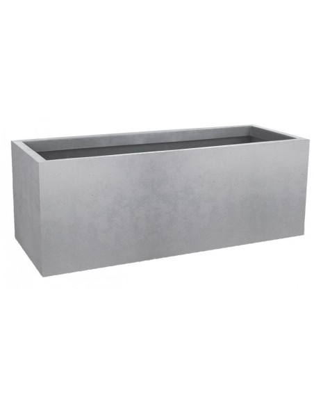 Jardinière "GRAPHIT" Blanc Cérusé 100 x 39 x 43 cm et 97 L