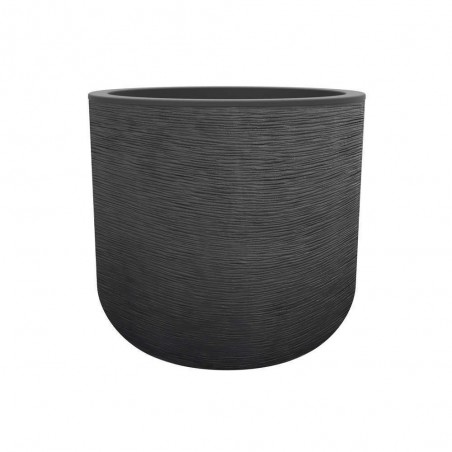 Pot EGG "GRAPHIT" Ø50 cm - h. 45 cm - 46 L - Blanc Cérusé
