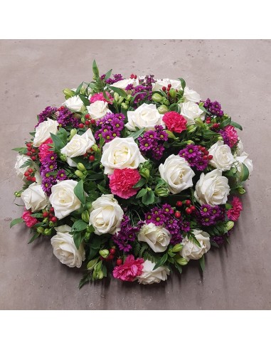 Ton blanc violet et rose