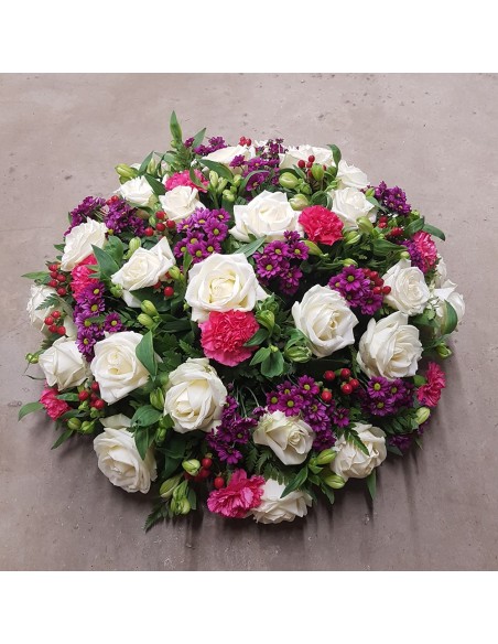 Ton blanc violet et rose