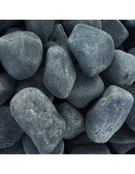 Graviers de marbre roulés noir